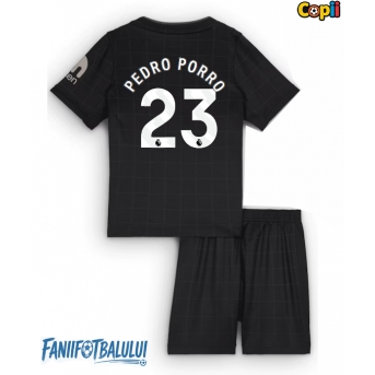 Tottenham Hotspur Pedro Porro #23 Echipament de Fotbal Replică 2025-26 Copii Deplasare (+ Șorturi)